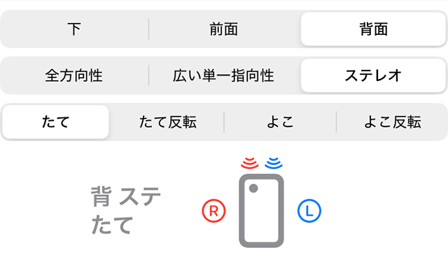 背ステたて